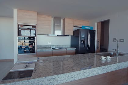 La unidad modelo está terminada con equipamiento Samsung