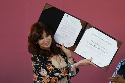 La Universidad de Río Negro le entregó este año un honoris causa a Cristina Kirchner