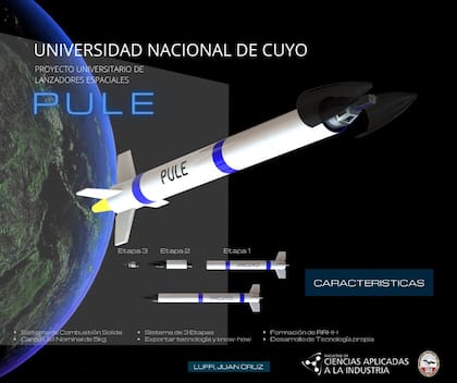 La Universidad Nacional de Cuyo creó el programa Proyecto Universitario de Lanzadores Espaciales (PULE), con el que se apoyará la creación de un vehículo espacial que pueda lanzar satélites de hasta cuatro kilos de peso en órbitas a 100 kilómetros de altura. Buscan desarrollar un vehículo económico y descartable con un modelo de innovación abierta