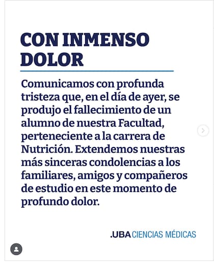 La universidad puso a disposición un servicio de asistencia psicológica para la comunidad educativa