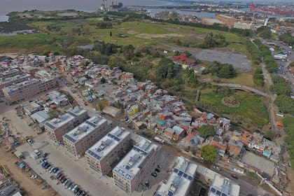 Vista de la nueva urbanización junto a Villa Rodrigo Bueno