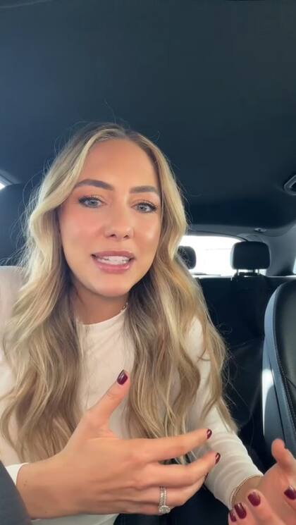 La usuaria de TikTok despertó la polémica en las redes por su presunta forma de bañarse