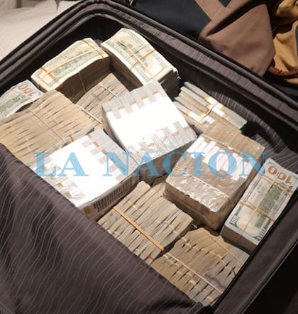 La valija encontrada en la casa de Facundo Leal