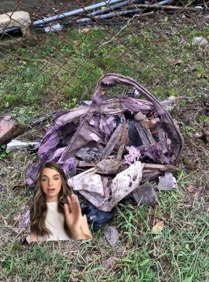 La valija que encontraron en el lugar