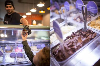 La variedad de sabores es acotada dado que elaboran toda su producción en forma diaria.