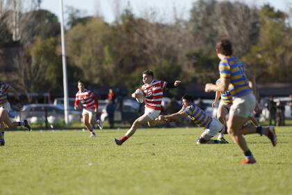 La velocidad es una de las virtudes de Pernas, que vuelve a poner sus habilidades al servicio de Alumni luego de resultar subcampeón del Super Rugby Americas por Pampas.