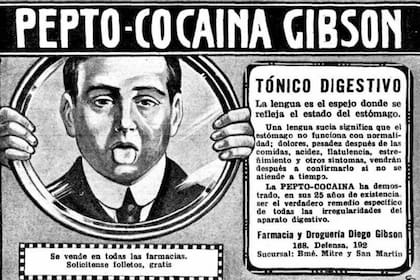 La venta de cocaína se restringió en la Argentina en 1919, con un decreto de Hipólito Yrigoyen