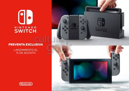 La venta de la Nintendo Switch en la Argentina, con soporte técnico y garantía oficial, estará acompañada de accesorios y juegos