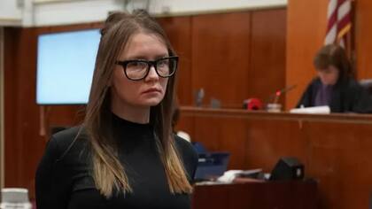 La verdaderara Ana Sorokin durante su juicio (Foto: Archivo)
