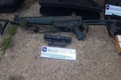 La versión chilena del SIG 540 fue encontrado en 2019 en un asentamiento de Florencio Varela