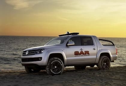 La versión concept de la pickup se conoció como Robust. El nombre definitivo sera Amarok
