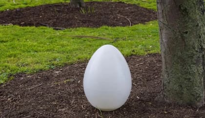 La versión de la Cápsula Mundi apta para las cenizas