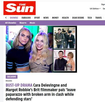 La versión del diario The Sun coincide con la de los medios argentinos