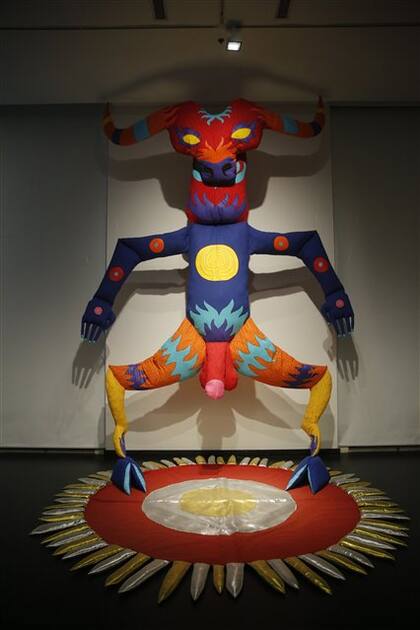 La versión del Minotauro de Tadeo Muleiro es gigante y pop