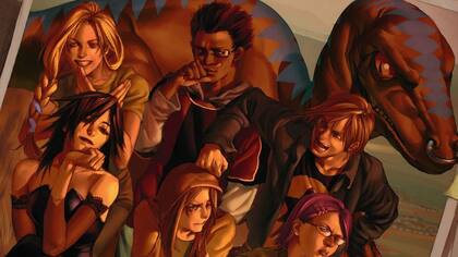 La versión en cómic del grupo adolescente