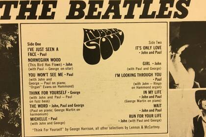 La versión estadounidense de Rubber Soul (1965)