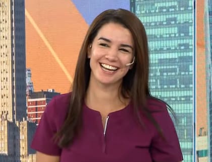 La veterinaria Virginia Vallejo en los estudios de LN+