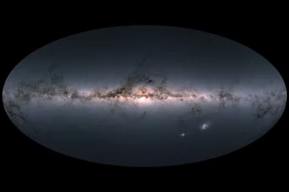 La Vía Láctea y las galaxias cercanas basadas en las observaciones de Gaia de casi 2000 millones de estrellas
