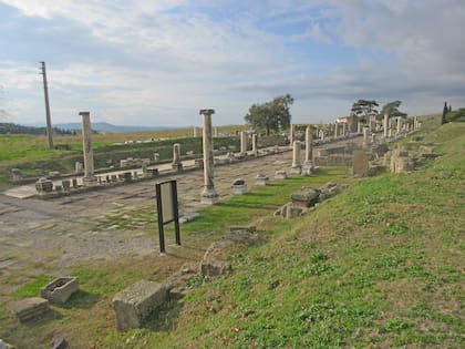 La Vía Tecta de acceso al santuario.