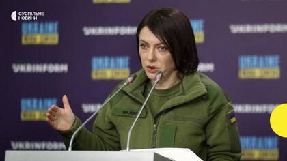 La viceministra de Defensa de Ucrania, Hanna Malyar