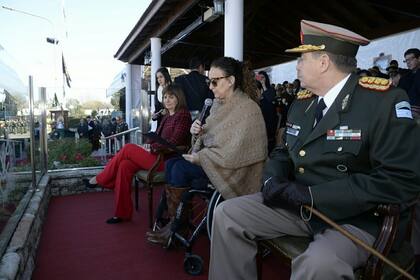 La vicepresidenta Gabriela Michetti encabezó el acto por el 80 aniversario de la Gendarmería Nacional