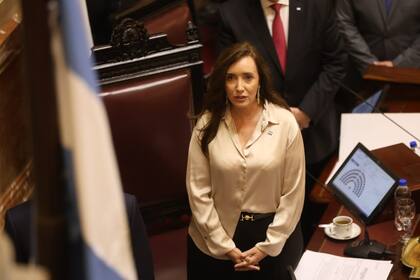 La vicepresidenta, Victoria Villarruel