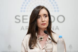 La vicepresidenta Victoria Villarruel, titular del Senado