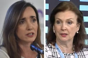 La vicepresidenta Victoria Villarruel y la ministra de Relaciones Exteriores, Diana Mondino
