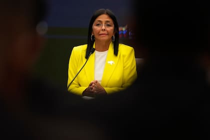 La vicepresidenta y ministra del petróleo de Venezuela, Delcy Rodríguez