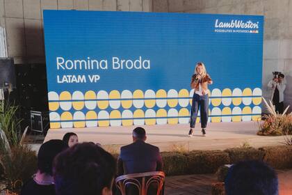 La vicepresidente regional de Lamb Weston, Romina Broda