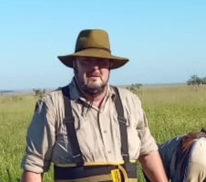 "La vida en el campo me da serenidad. Me recuerda a mi infancia, a mi abuelo, que nos inculcó el amor por la tierra”, describe