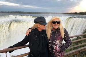 Las divertidas fotos de Susana Giménez y su hija, "camufladas" en Puerto Iguazú