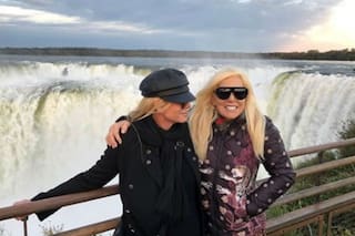 Las divertidas fotos de Susana Giménez y su hija, "camufladas" en Puerto Iguazú
