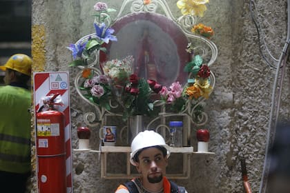 La virgen que protege a los obreros