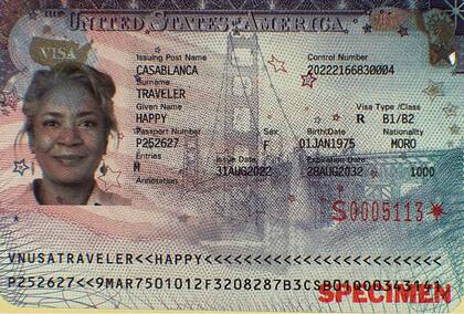 La visa de EE.UU. es vigente por varios años, pero puede ser retirada cuando el portador inclumpla las reglas