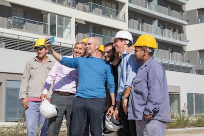 La visita de Larreta y Frigerio a la obra