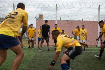 La visita de los All Blacks al penal de San Martin