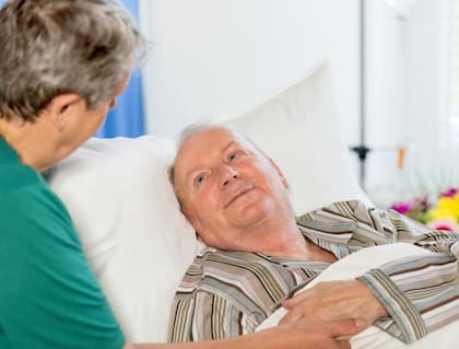 La visita de un familiar es importante