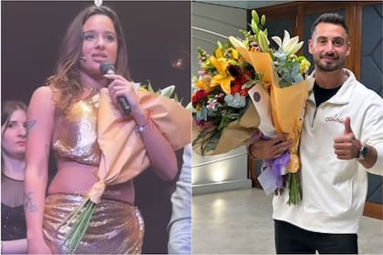 La visita romántica de Nico Occhiato a Flor Jazmín Peña