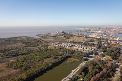 La vista al río de la Plata desde el Alvear Tower
