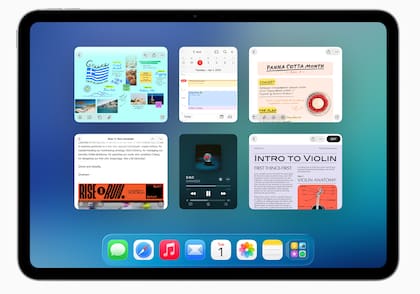 La vista de apps activas en iPadOS 26