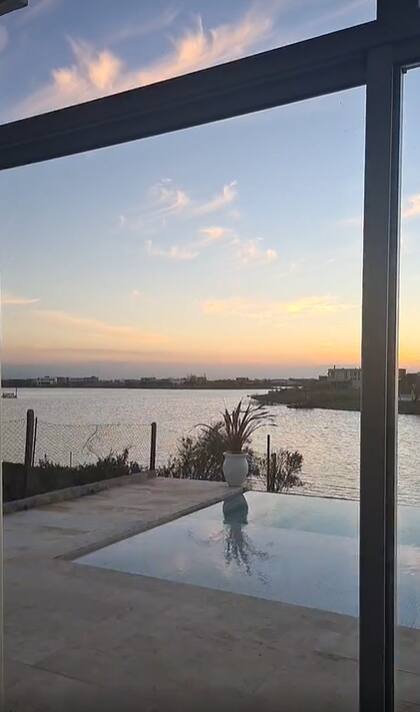 La vista desde el living de la mansión de Guido Süller