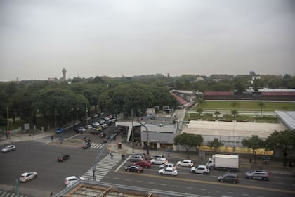 La vista desde la terraza