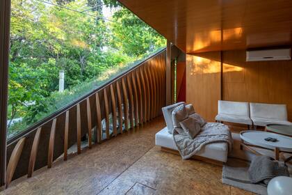 La vista desde la planta alta de la casa