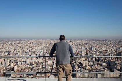 La vista desde la terraza del Alvear Tower