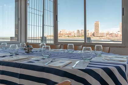 La vista privilegiada desde el flamante restaurante El Muelle
