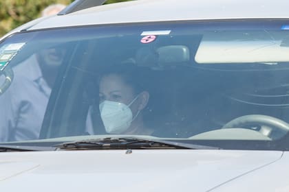 La viuda del empresario, Cristina Khallouf, se mostró muy conmovida con las muestras de cariño. Estuvieron juntos más de 40 años.