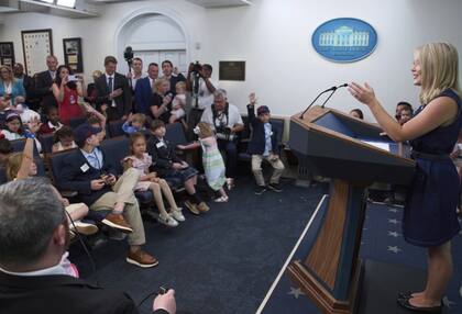 La vocera de Trump reveló los dulces y comidas favoritas del presidente