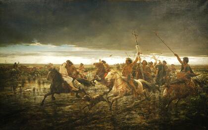La vuelta del malón, Ángel Della Valle, 1892