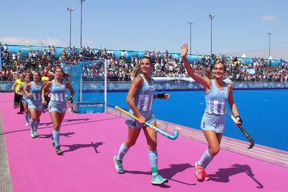 La vuelta olímpica de las Leoncitas